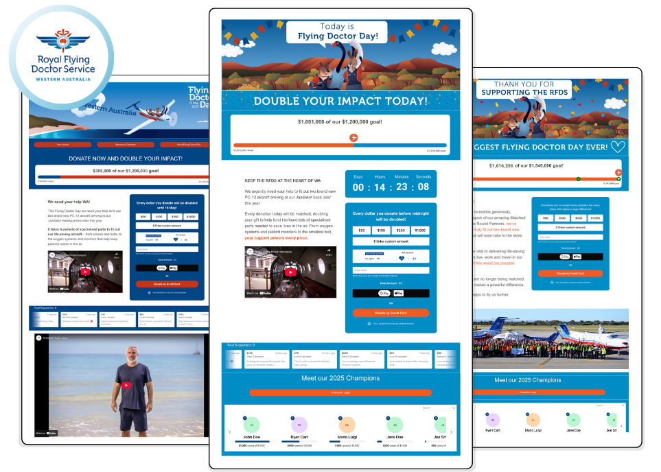 RFDS WA Flying Doctor Day Campaign